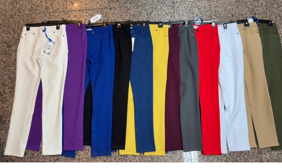 Tempo-Slim Straight Leg Stretch Pants-TikTok Favorite ✨
