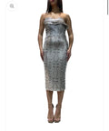 Strapless Dress with Detailed Neckline