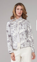 Printed Leslie Silky Suede Jacket