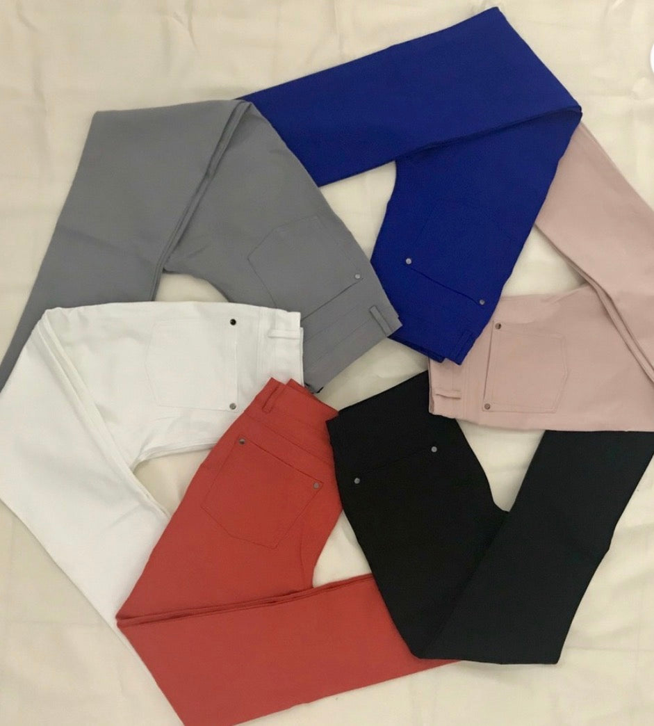 Tempo-Slim Straight Leg Stretch Pants