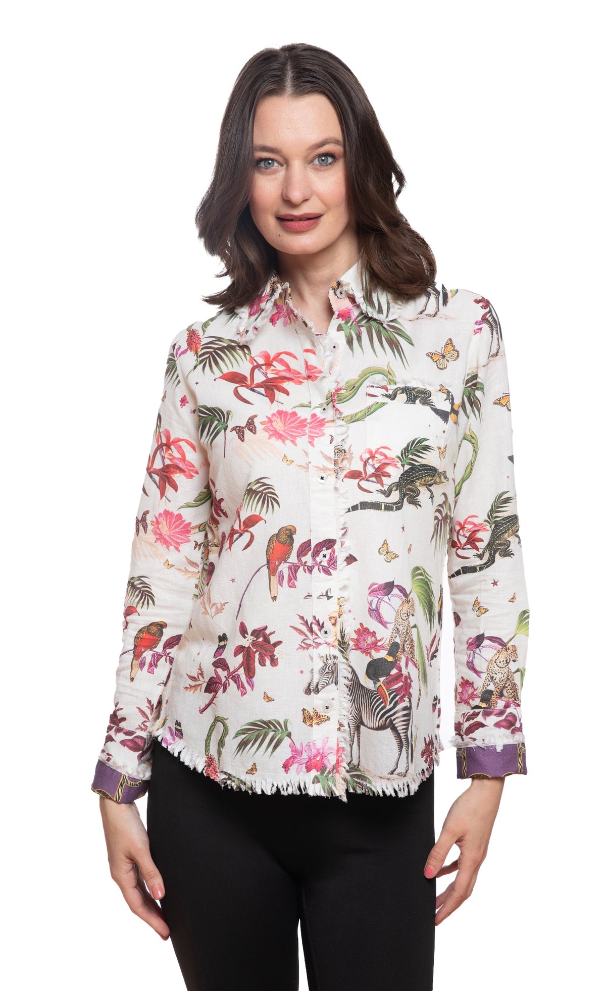 Cape Cod Top Veldt Print with Animals
