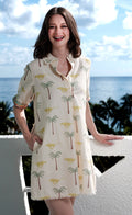 Chatham Dress Cheetahs and Palm Trees