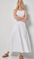 Lilla P-SMOCKED BODICE MAXI DRESS