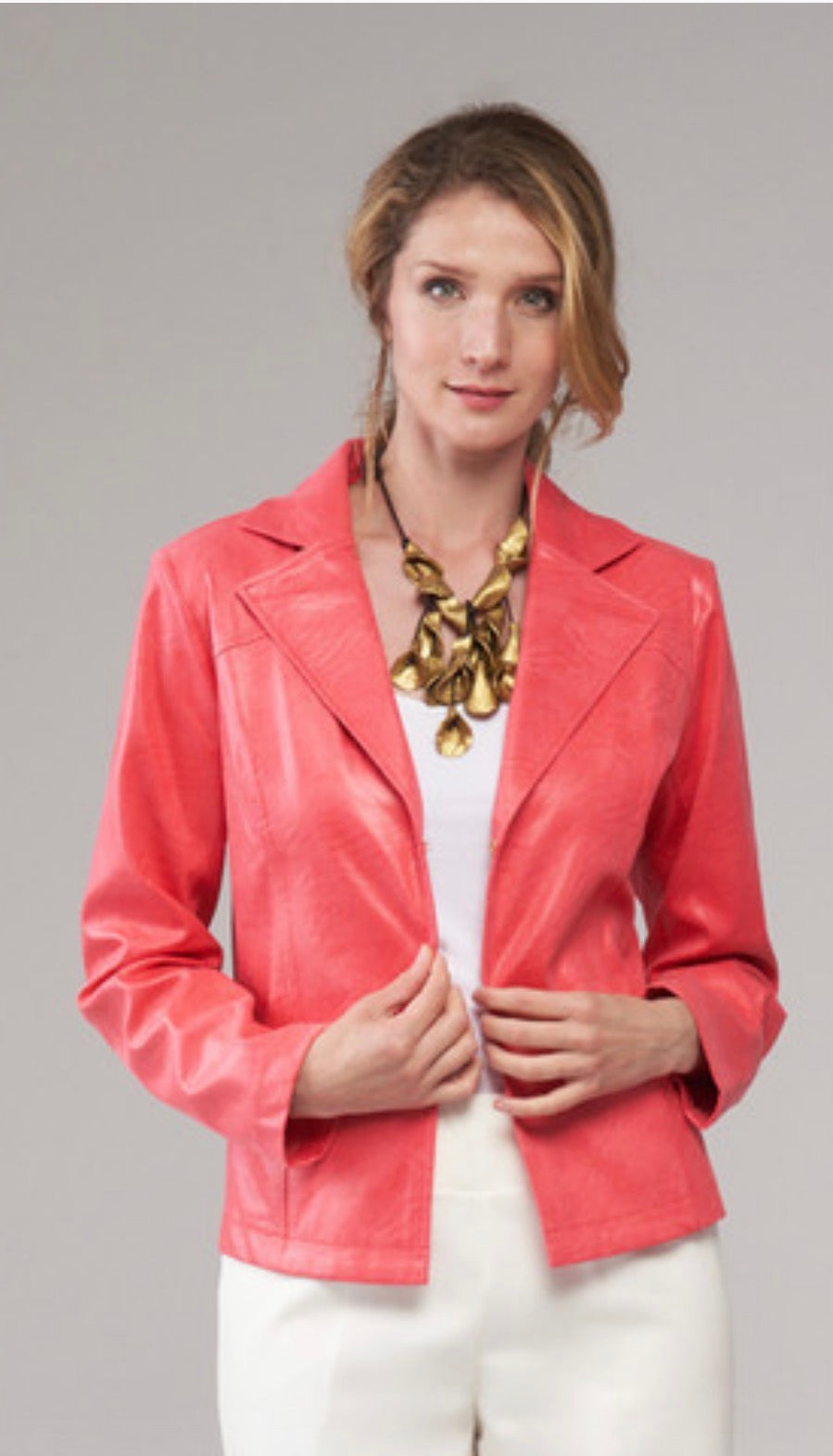 Evelyn Vegan Leather Jacket