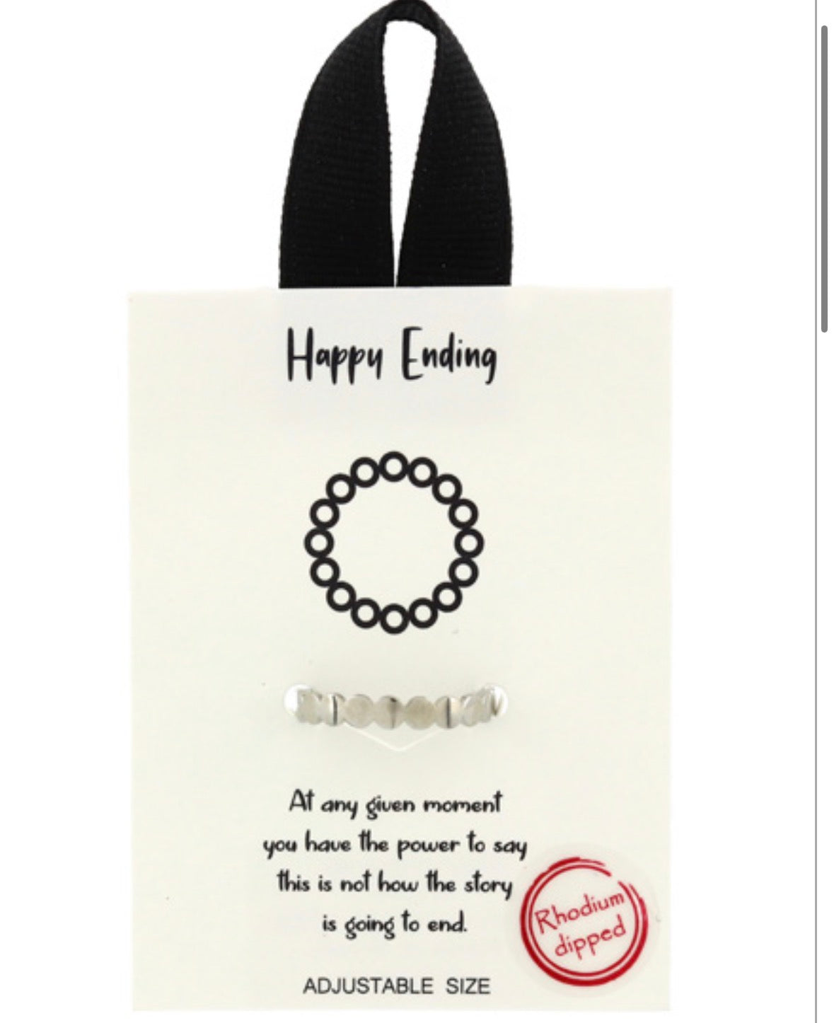 Positivity Adjustable Ring

Happy Ending Ring