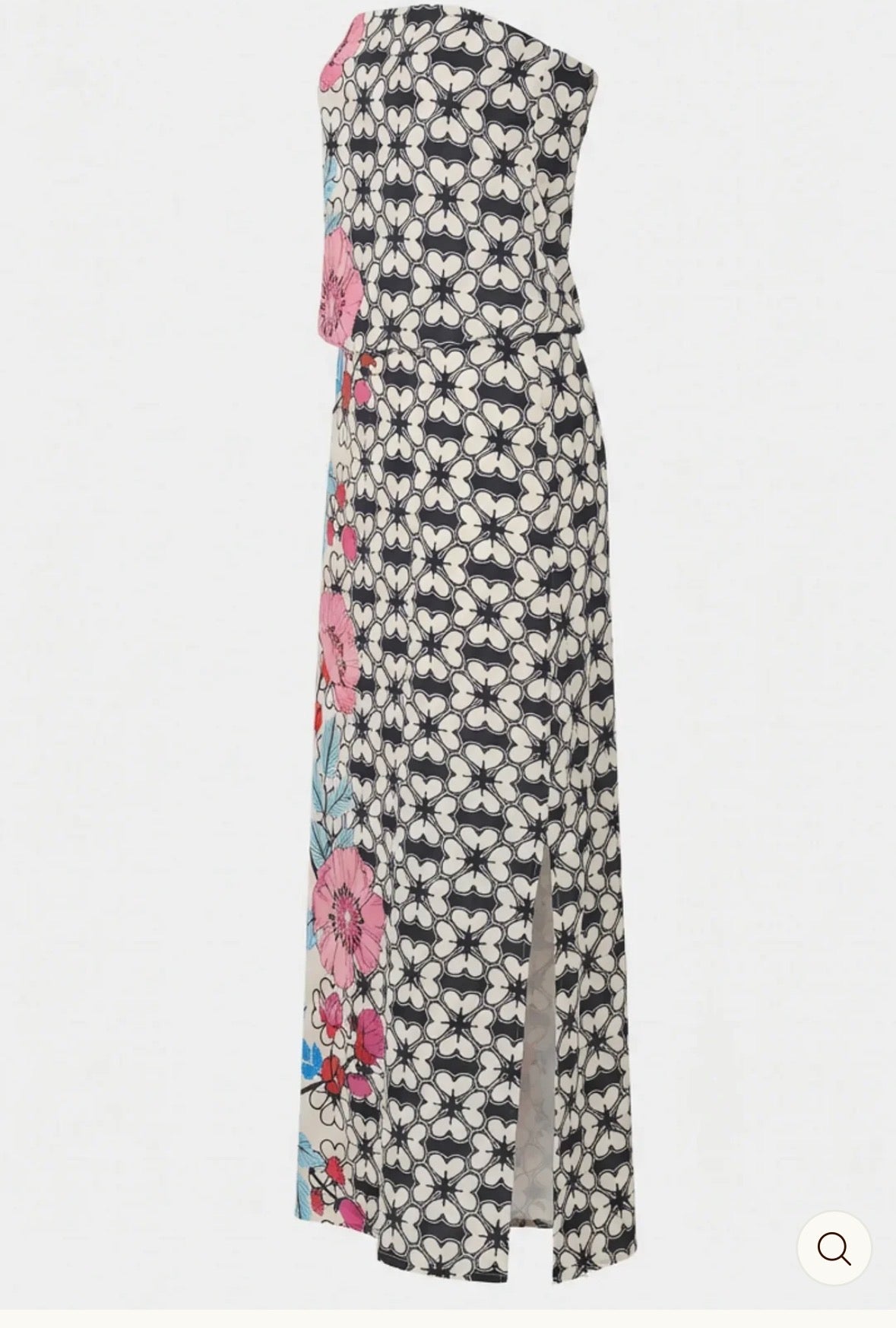 Julian Chang-Strapless Maxi Dress