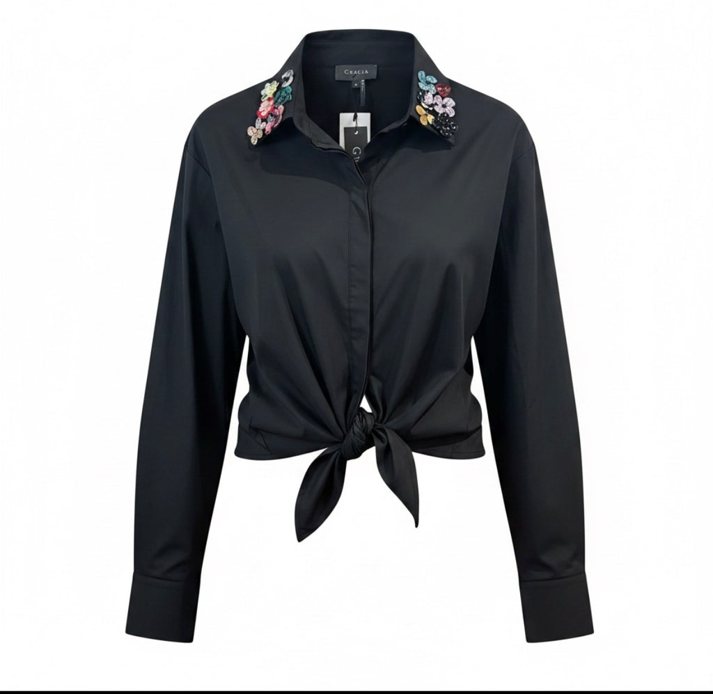 Gracia button down blouse