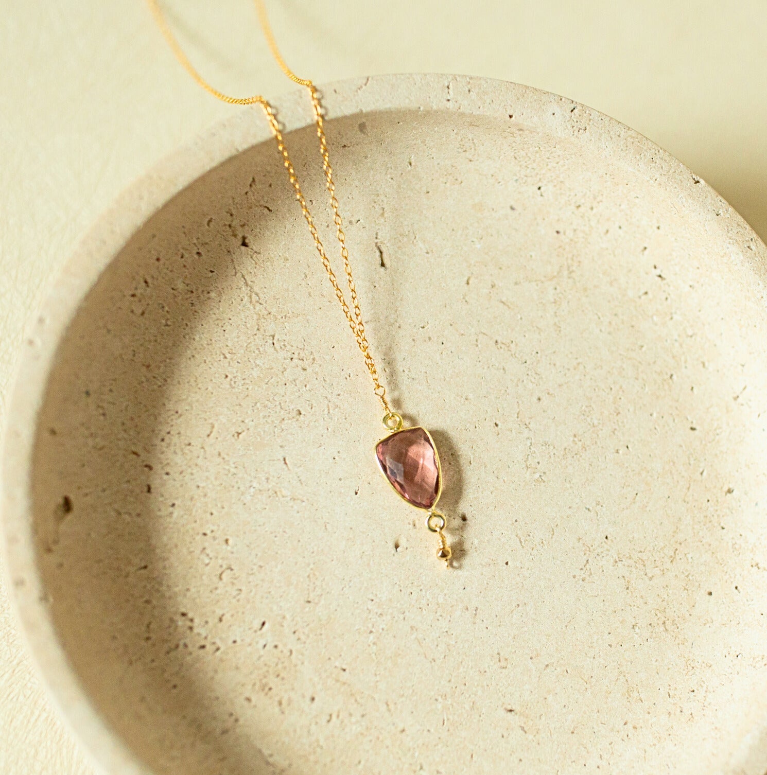 Rhodolite Garnet Gold Isla Collection