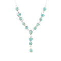 Durango Blue Turquoise and Sterling Silver Y-Necklace