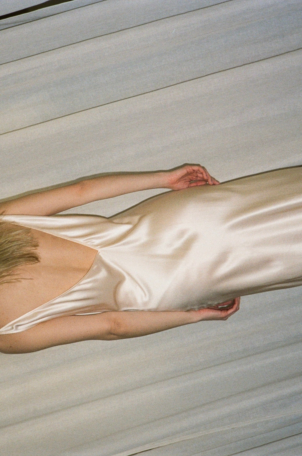 Theodora Midi Silk Bias Slip