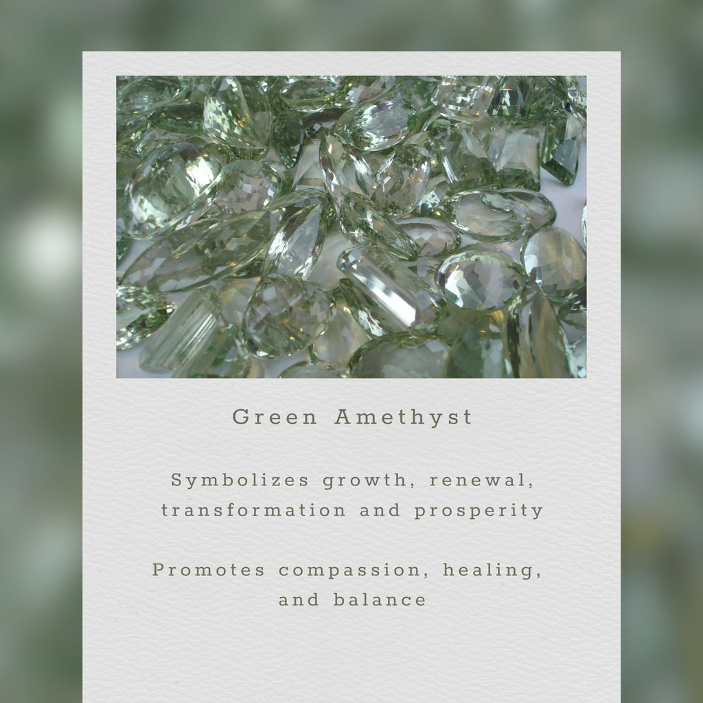 Green Amethyst Mini Yoga Pendant