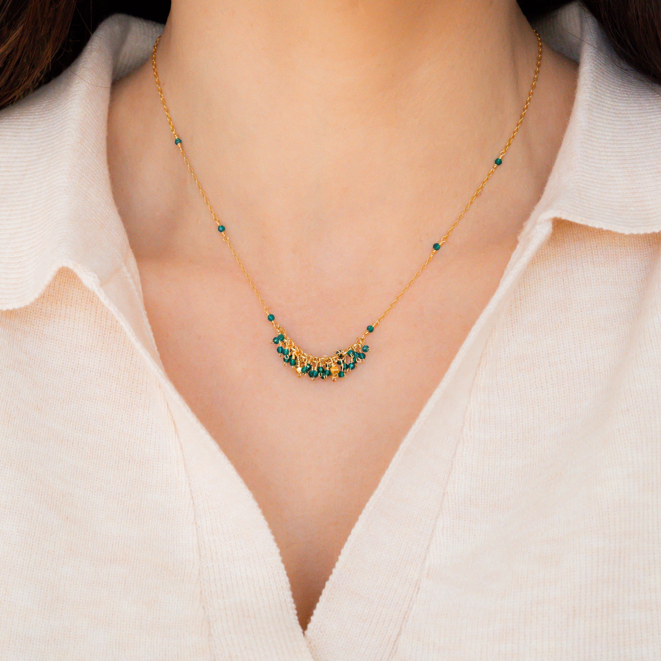 Black Spinel Reign Necklace