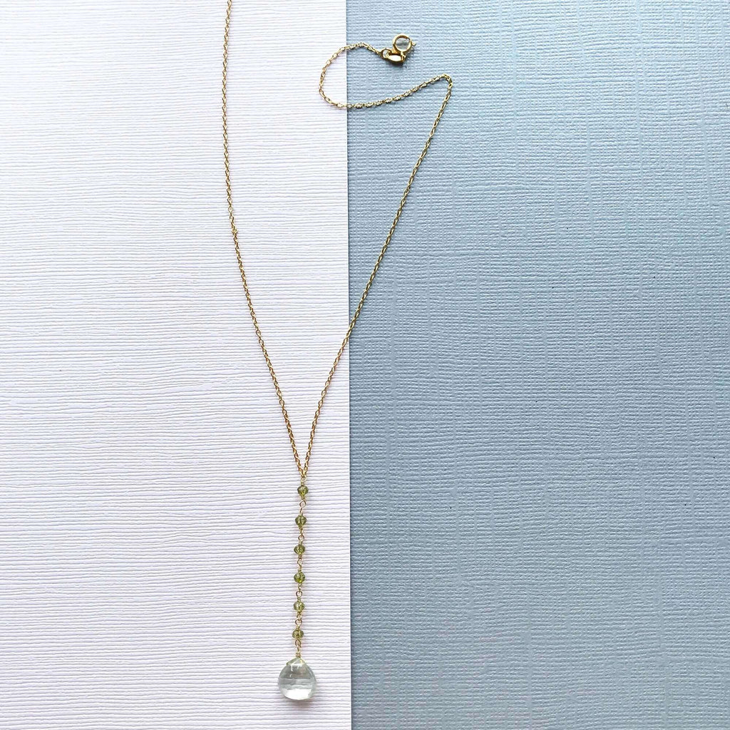Green Amethyst Mini Yoga Pendant