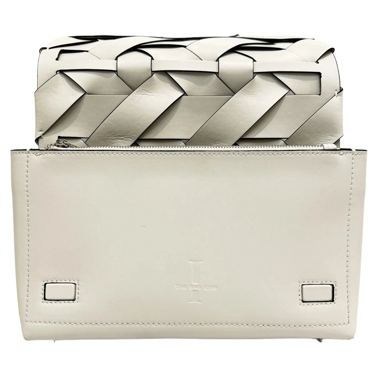THE ZENOBIA WOVEN CLUTCH
