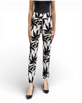 Krazy Larry P507 Pull on Pant - Black Leaves