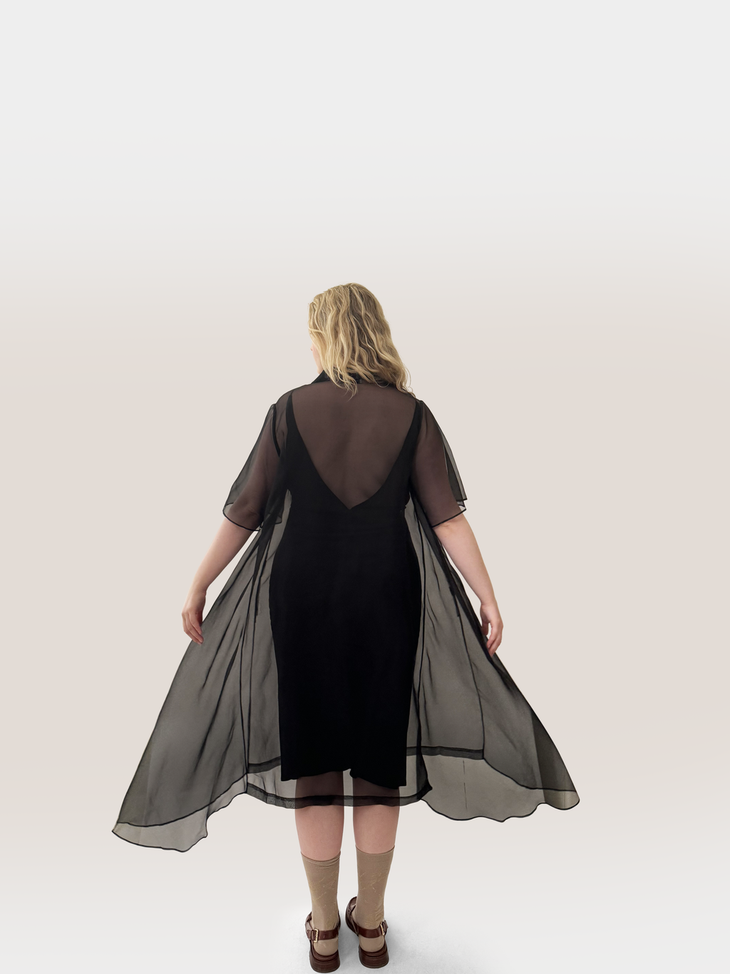 Theodora Midi Silk Bias Slip