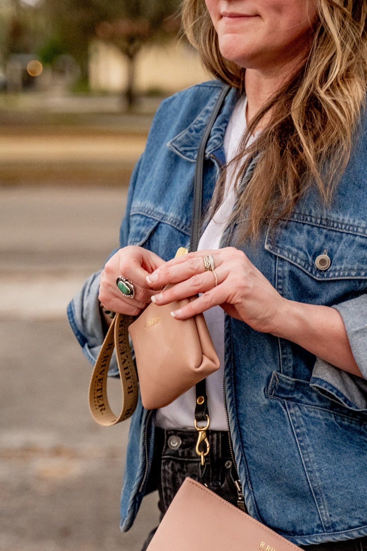 Wristlet Keychain | R. Riveter Logo