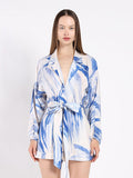 Belted Jumpsuit With a Print