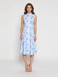 Embroidery Flower Sleeveless Dress