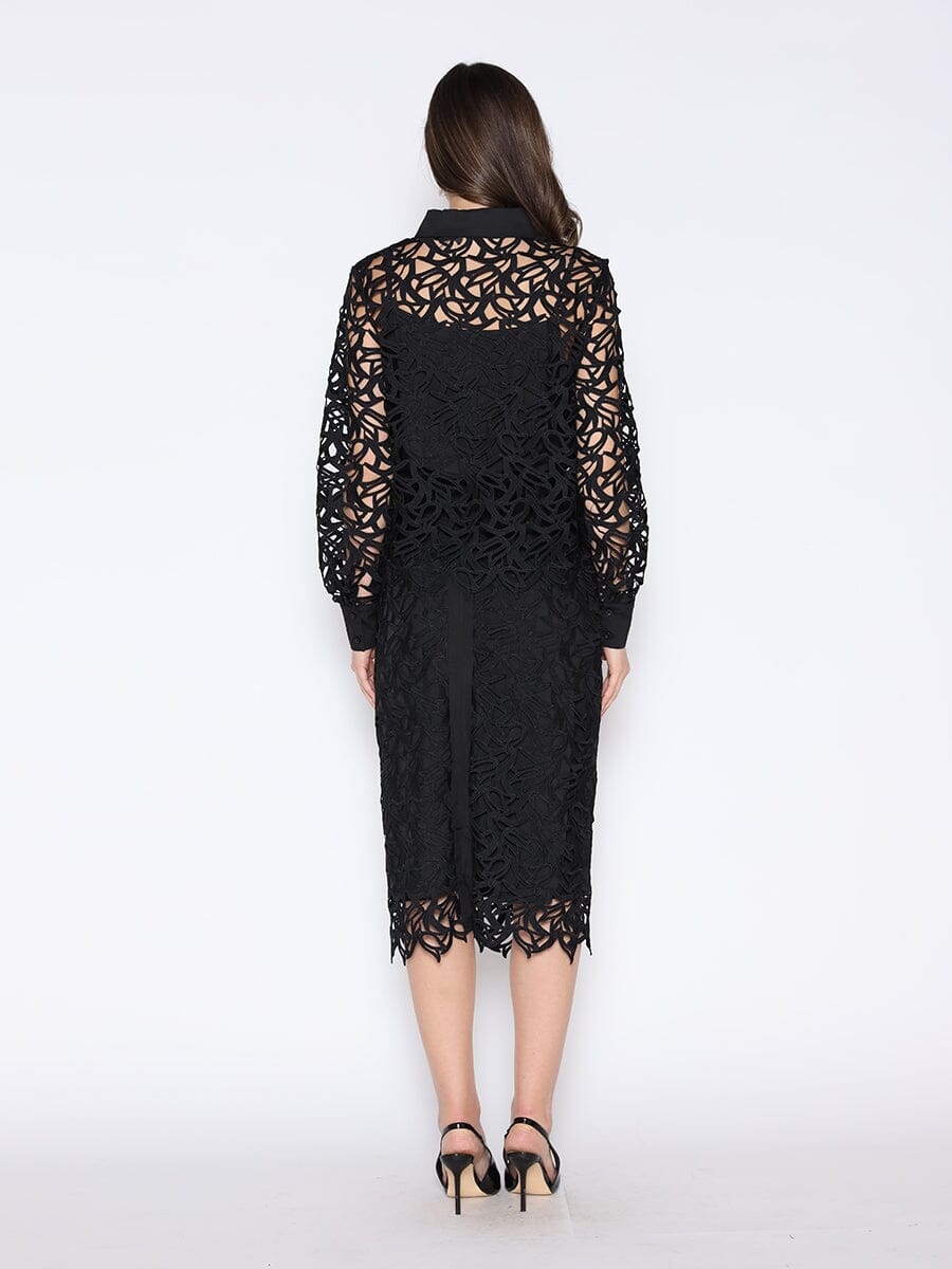 Gracia Fashion Women's Eyelet Lace Embroidered Blouse