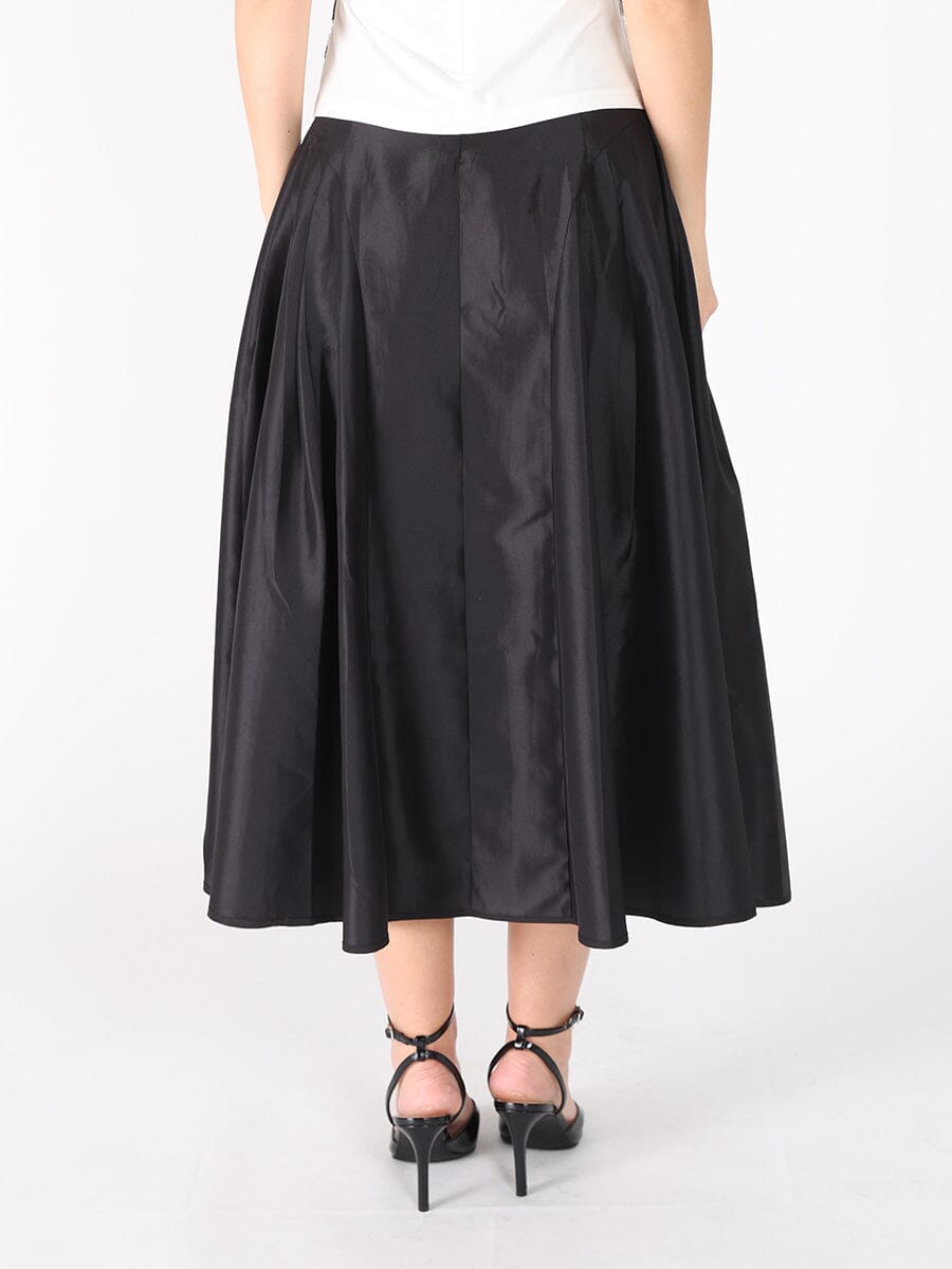 Gracia Fashion Women's Wide Width Skirt with Back Zipper