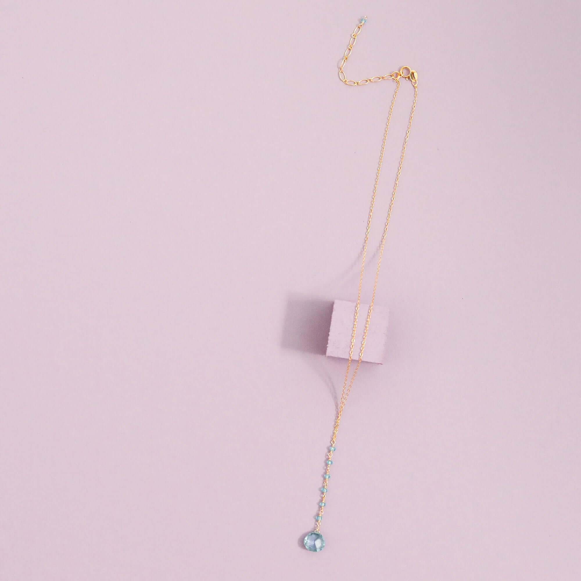 Green Amethyst Mini Yoga Pendant