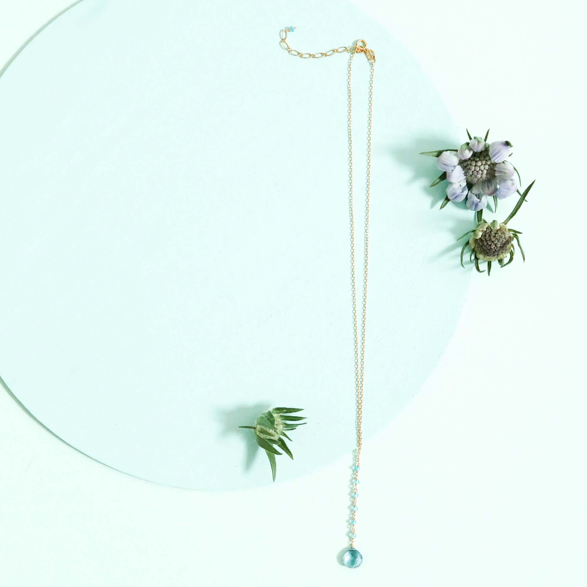 Green Amethyst Mini Yoga Pendant