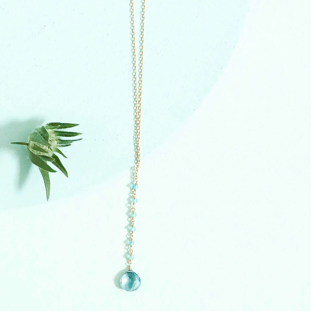 Green Amethyst Mini Yoga Pendant
