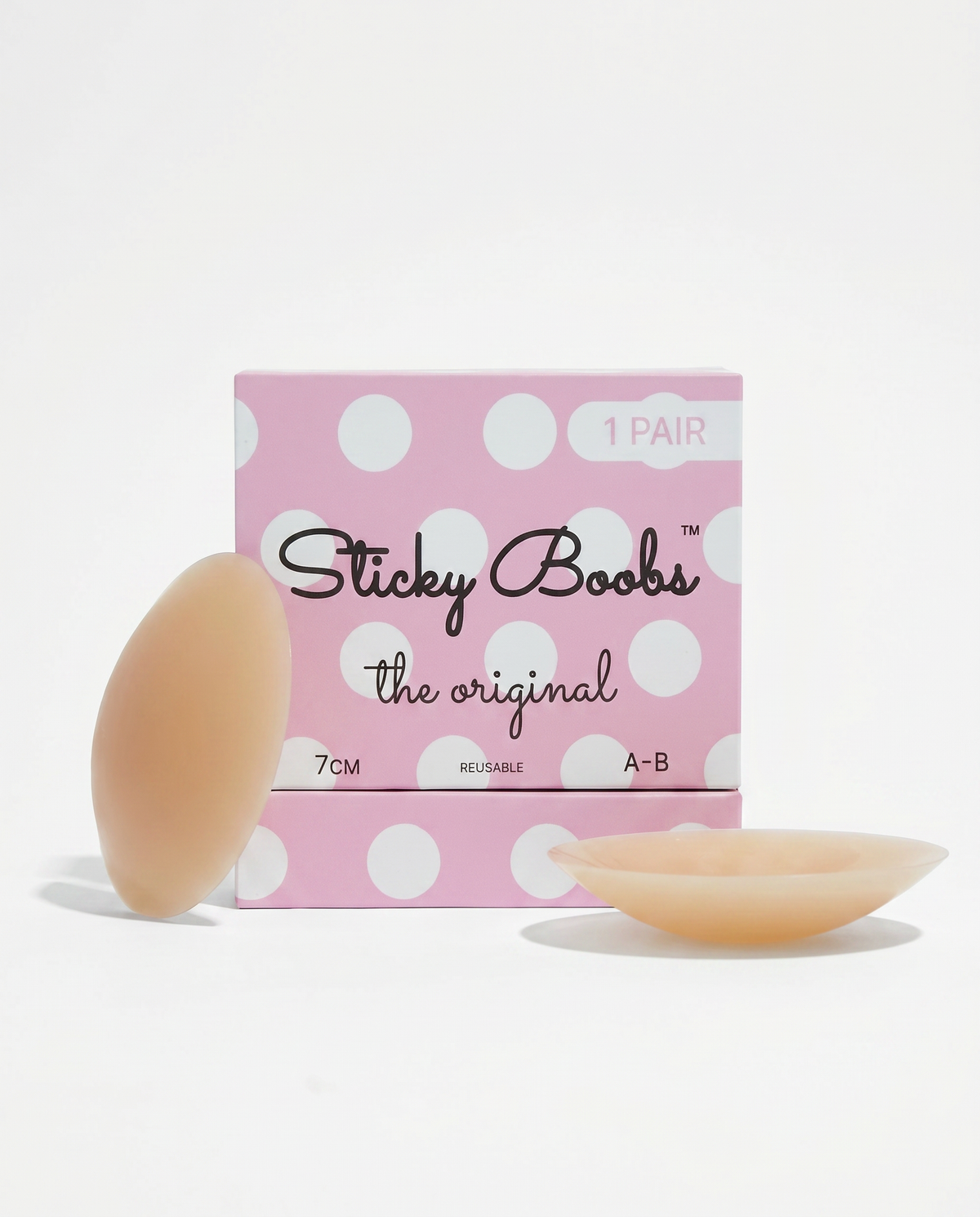The Original Sticky Boobs – Adhesive Silicone Nipple Covers