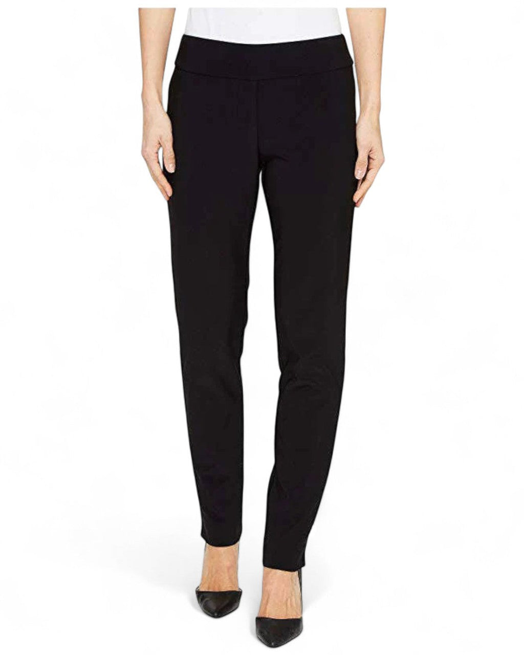 Krazy Larry P21 Microfiber Straight Leg Pant - Black