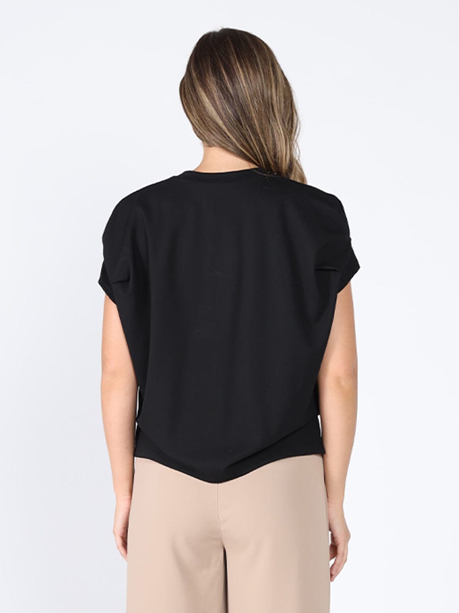 Pearl Work Round Neck Top
