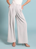 Pleated Wide Leg Pants