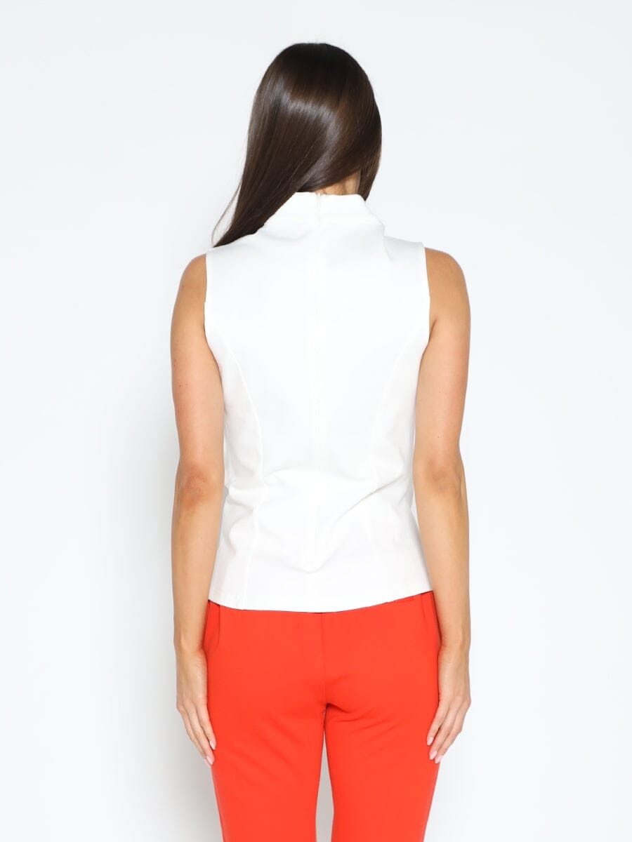 Ruffle Flower Detail Tank Top
