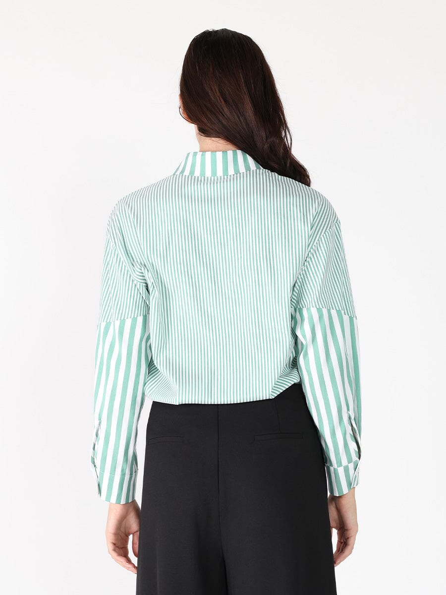 Stripped floral shirt