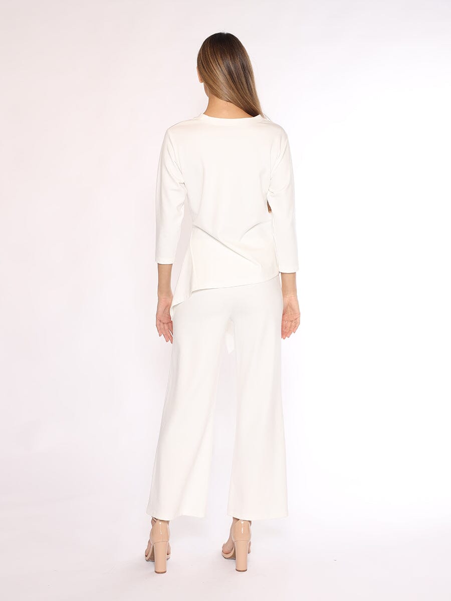Thick Long Sleeve Shirt with Waist Tie
