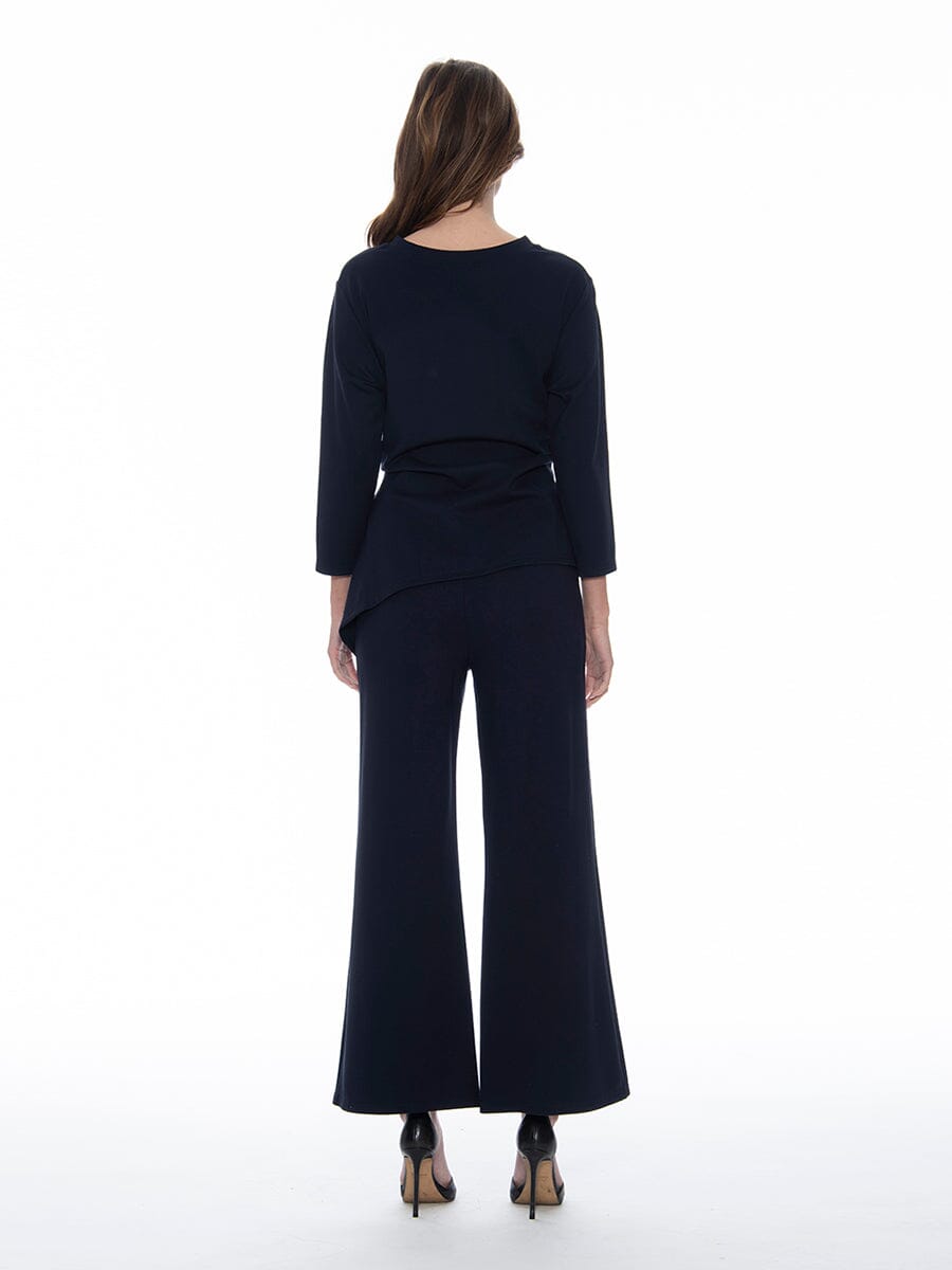 Thick Long Sleeve Shirt with Waist Tie