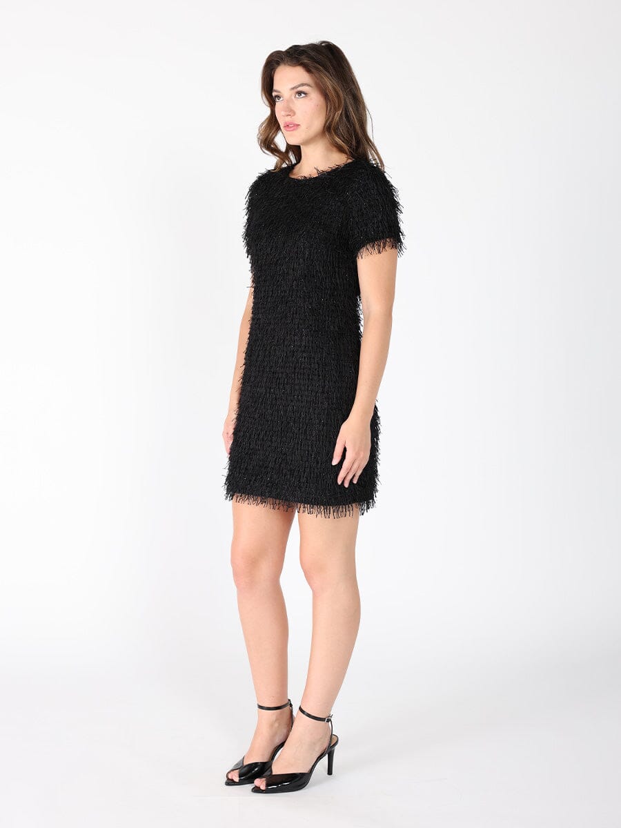 Tinsel Fringe Style mini dress