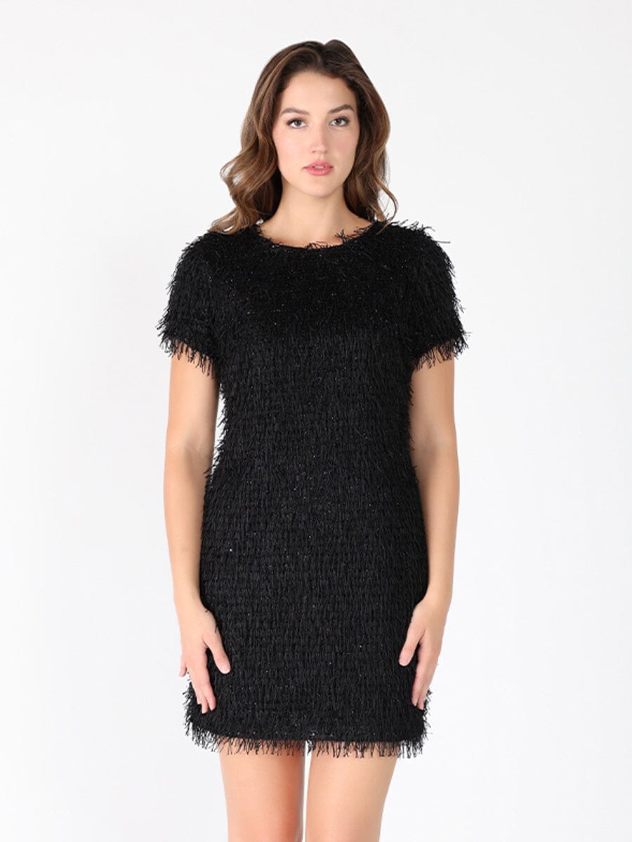 Tinsel Fringe Style mini dress