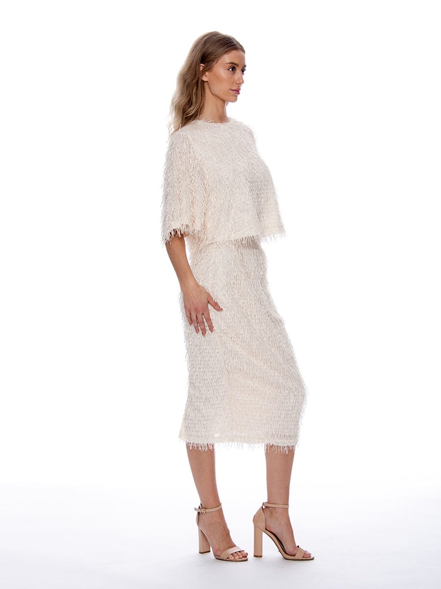Gracia Fashion Women's Tinsel Style Pencil Skirt