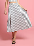 Gracia Fashion Women's Vitalis Stripes Skirt