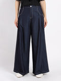 Wide Leg Baggy Denim Pants