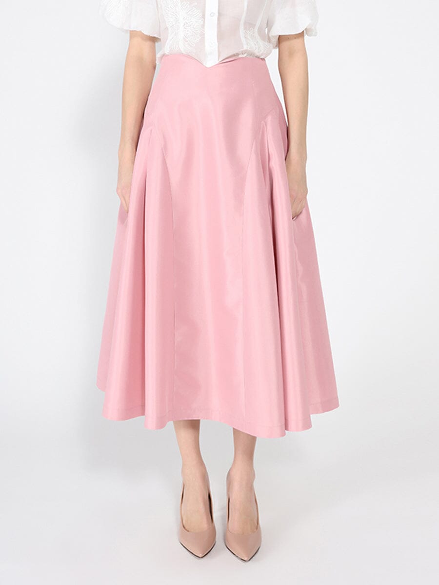 Wide Width Skirt with Back Zipper