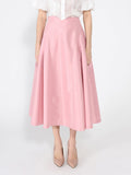 Gracia Fashion Women's Wide Width Skirt with Back Zipper