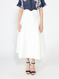 Wide Width Skirt with Back Zipper